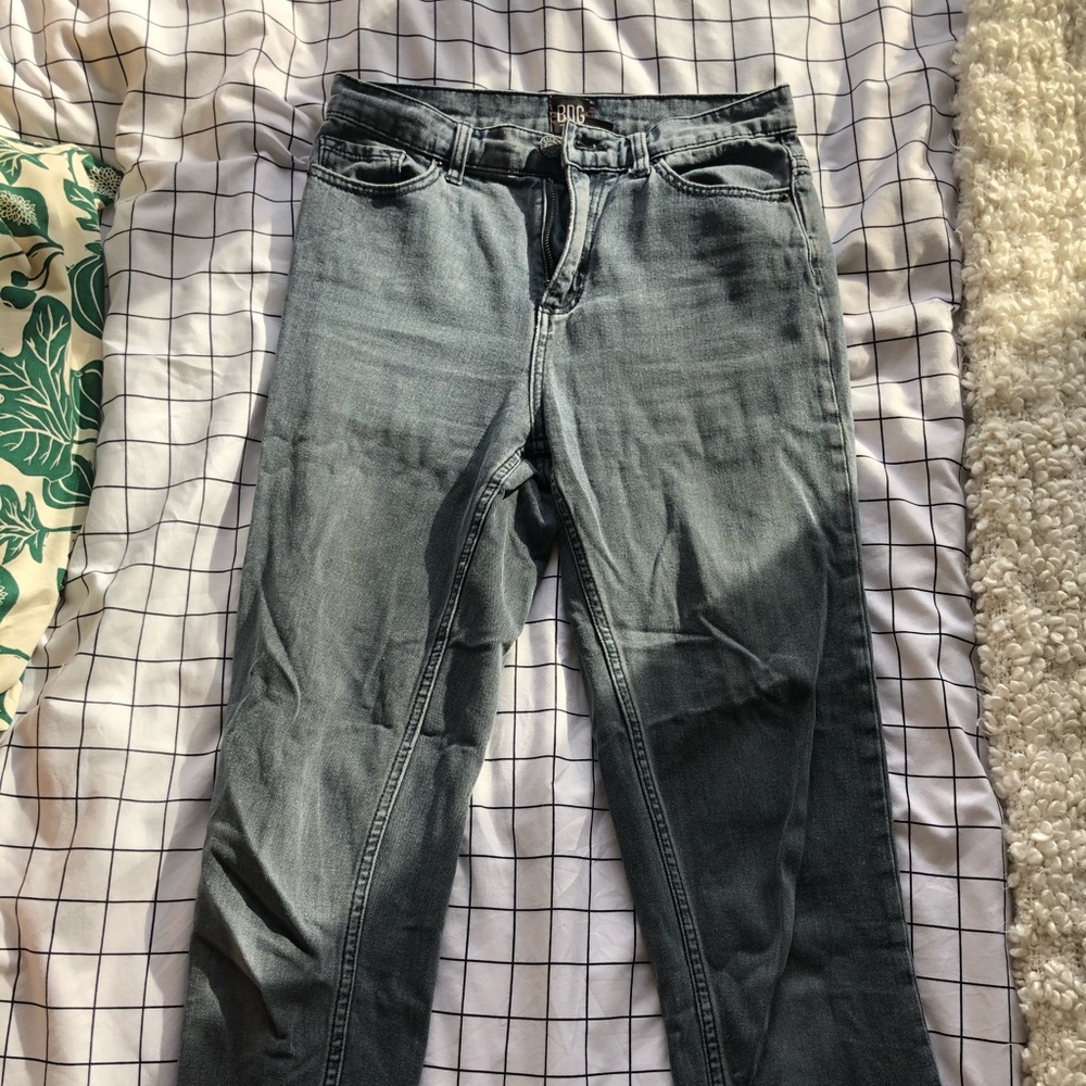 BDG High-Waisted Grey Mom Jeans